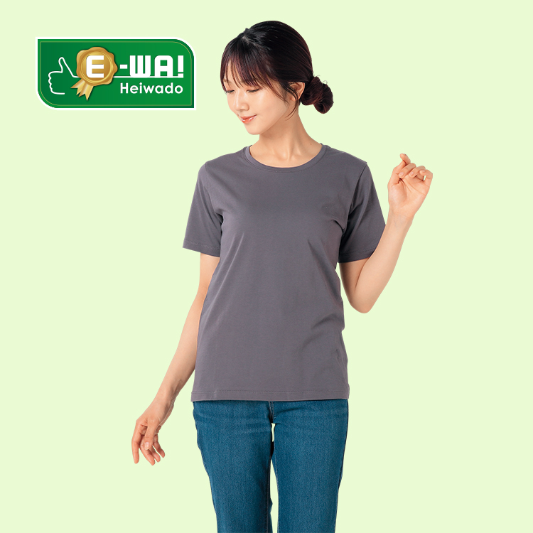 レディス　綿‐DECO（メンデコ） Tシャツ 半袖