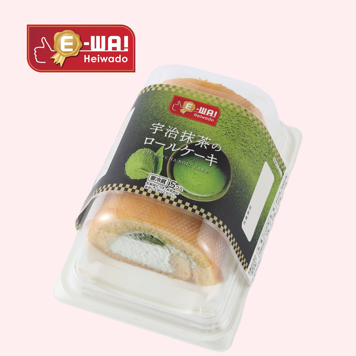 宇治抹茶のロールケーキ