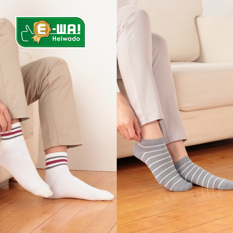 レディス・メンズ　綿‐DECO（メンデコ）ソックス