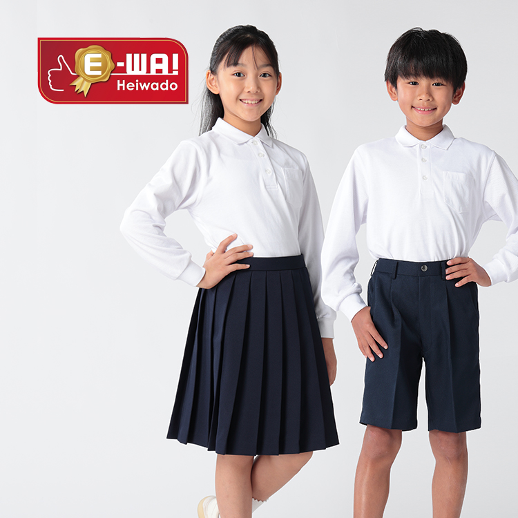 お子様　ぬく暖防臭ポロシャツ